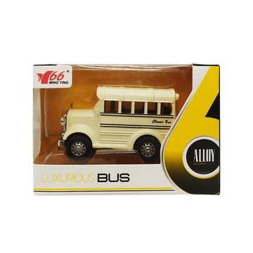 Детский металлический Автобус Bambi MY66-Q1215 инерционный Кремовый (MY66-Q1215(Cream)) MY66-Q1215(Cream) фото