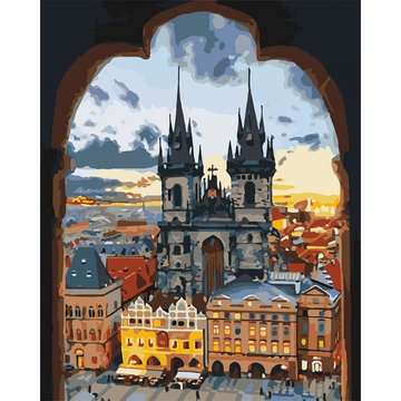 Картина по номерам. "Злата Прага" , 40х50 см (KHO3568) KHO3568 фото