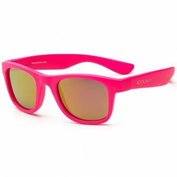 Детские солнцезащитные очки Koolsun неоново-розовые серии Wave (Размер: 1+) KS-WANP001 - Уцінка KS-WANP001 фото