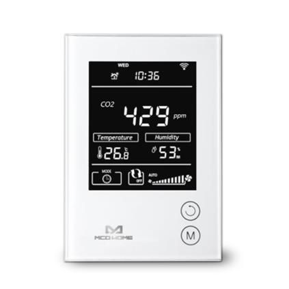 Умный сенсор 4в1: СО2, темп., вол., VOC. MCO Home, Z-Wave, 230V АС, белый (MH9-CO2-WA) MH9-CO2-WA фото