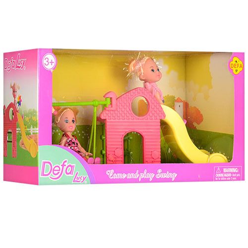 Кукла типа Барби дети DEFA на игровой площадке (8329) 8329 фото