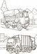 Дитяча книга розмальовок: Транспорт 670010 на укр. мовою