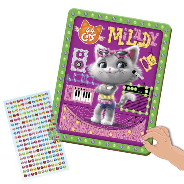 Детский набор для творчества "Milady" «Магические кристаллы. 44 Котёнка» от 3х лет (VT4411-04) VT4411-04 фото