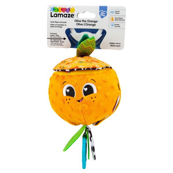 М'яка іграшка-підвіска Lamaze Апельсинка з прорізувачем (L27384) L27384 фото