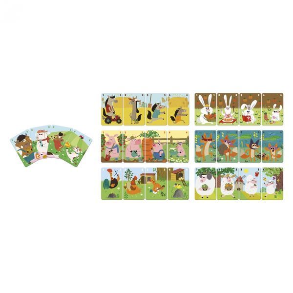 Настільна гра Janod Happy Families Ферма J02756 - Уцінка J02756 фото