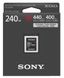 Карта памяти XQD Sony 240GB G Series R440MB / s W400MB / s (QDG240F)