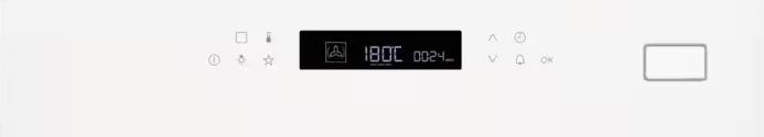 Духова шафа Electrolux електрична, 70л, А+, пара, дисплей, конвекція, ф-ція пароварки, білий (EOB7S31V) EOB7S31V фото