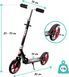 Самокат QKIDS WEISS (цвет - black/pink) (HUBA00001)