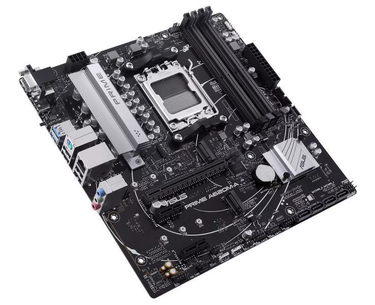 Материнcька плата ASUS PRIME A620M-A-CSM sAM5 A620 4xDDR5 HDMI DP D-Sub mATX (90MB1F10-M0EAYC) 90MB1F10-M0EAYC фото