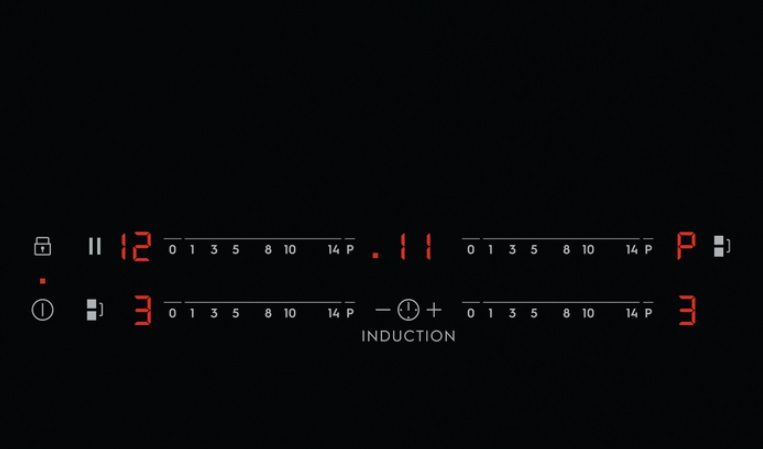 Варильна поверхня Electrolux індукційна, 60см, розширена зона, чорний (EIV644) EIV644 фото