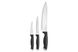 Набор ножей Ardesto Gemini Gourmet 3 пр., черный, нержавеющая сталь, пластик (AR2103BL)