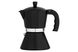 Гейзерна кавоварка Ardesto Gemini Trento, 6 чашок, чорний, алюміній (AR0806AIB)