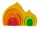 Конструктор дерев'яний-Будинок Габлі (жовтий) Nic NIC523022