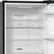 Холодильник з нижн. мороз. камерою Gorenje, 185х60х60см, 2 двері, 204(96)л, А++, NoFrost+ , LED дисплей, Зона св-ті, чорний (NRK6192ABK4)