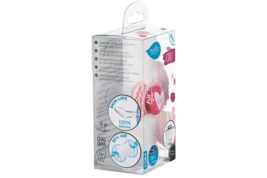 Пустушка Air55 Cool 0м+ ортодонтическая Nuvita (NV7064PR) NV7064RQ фото