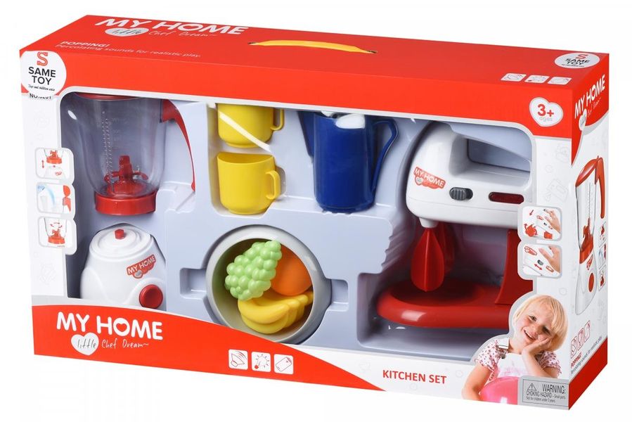 Ігровий набір Same Toy My Home Little Chef Dream соковижималка і кухонний міксер (3201Ut) 3201Ut фото