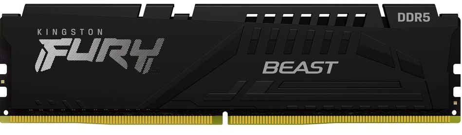 Пам'ять ПК Kingston DDR5 32GB 6000 FURY Beast Black XMP (KF560C40BB-32) KF560C40BB-32 фото