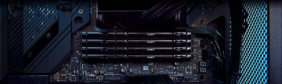 Пам'ять ПК Kingston DDR5 32GB 6000 FURY Beast Black XMP (KF560C40BB-32) KF560C40BB-32 фото