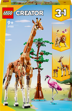 Конструктор LEGO Creator Дикі тварини сафарі 780 деталей (31150) 31150 фото