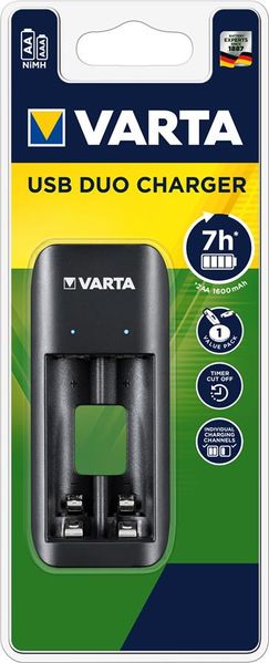Зарядний пристрій VARTA Value USB Duo Charger (57651101401) 57651101401 фото