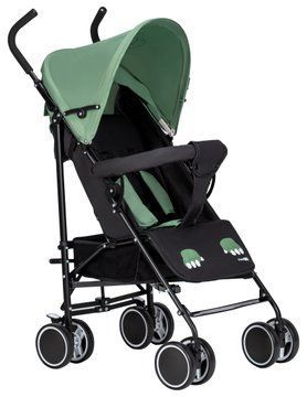 Коляска для ребенка прогулочная FreeON Simple Black-Green (48563) 48563 фото
