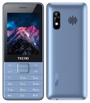 Мобільний телефон TECNO T454 2.8" 2SIM, 1500мА•год, блакитний - Уцінка 4895180745997 фото