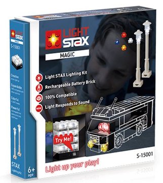 Конструктор с LED подсветкой Magic Tuning LS-S15001 LIGHT STAX - Уцінка LS-S15001 фото