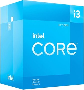 Центральний процесор Intel Core i3-12100F 4C/8T 3.3GHz 12Mb LGA1700 58W w/o graphics Box BX8071512100F фото