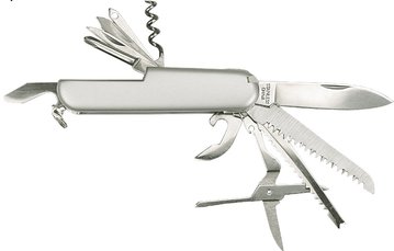 Нож многофункциональный TOPEX, 11 функций, держатель металлический, нержавеющая сталь. (98Z116) 98Z116 фото