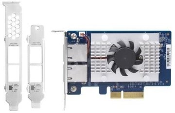 Мережева карта QNAP Dual-port RJ45 10GbE PCIe Gen2 x4 QXG-10G2T-107 фото