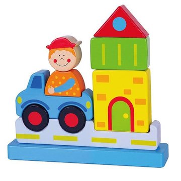 Магнітна дерев'яна іграшка Viga Toys Місто (59703) 59703 фото
