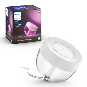 Настольный светильник умный Philips Hue Iris, 2000K-6500K, RGB, ZigBee, Bluetooth, дым, белый 929002376101 фото