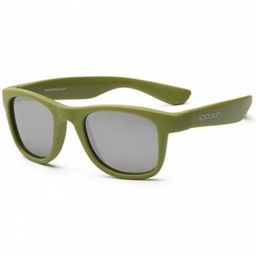 Дитячі сонцезахисні окуляри Koolsun кольору хакі серії Wave (Розмір: 1+) - Уцінка KS-WAOB001 фото