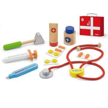Деревянный игровой набор Viga Toys Чемоданчик доктора (50530) 50530 фото