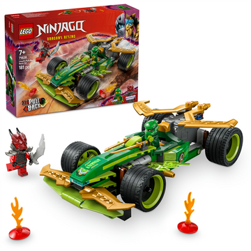 Конструктор LEGO NINJAGO Автомобиль для гонок Ллойда с инерционным двигателем 181 деталь (71828) 71828 фото
