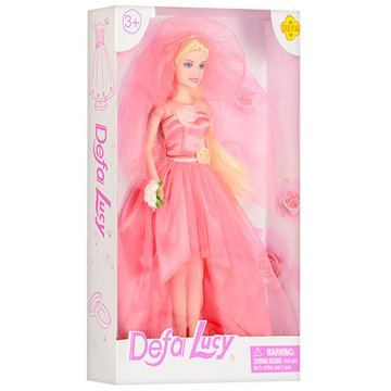 Кукла типа Барби невеста DEFA 8341, 3 вида (8341(PINK)) 8341 фото