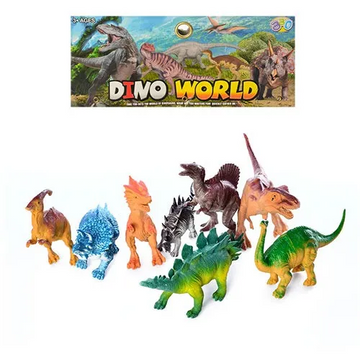 Ігровий набір динозаврів 330-81 8шт, в пакеті 330-81 фото