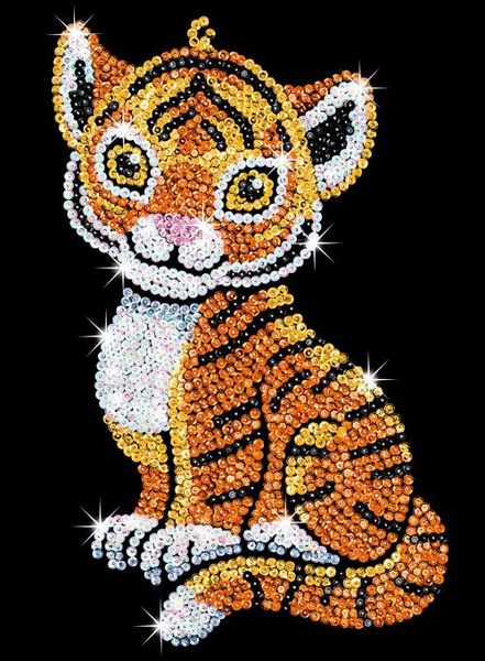 Набір для творчості RED Tia Tiger Sequin Art (SA1413) SA1413 фото