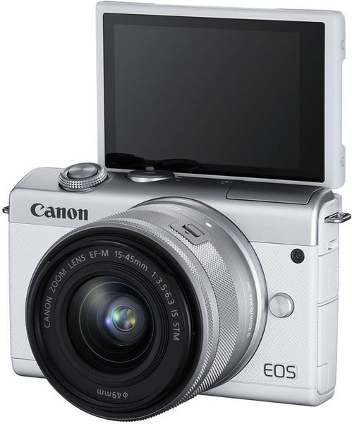 Цифр. фотокамера Canon EOS M200 + 15-45 IS STM White (3700C032) 3700C032 фото