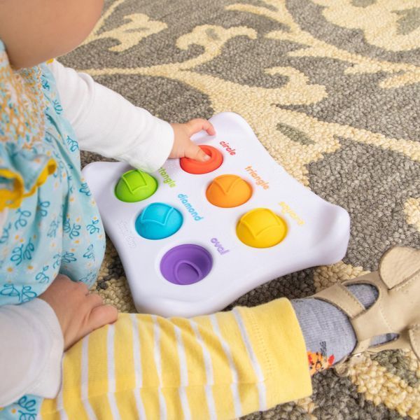 Игрушка сенсорная Цвет Форма Название Fat Brain Toys Dimpl Duo Брайль (F208EN) F208EN фото