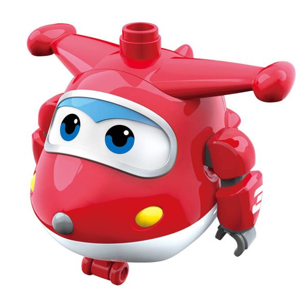 Игровая фигурка-трансформер Super Wings Medium Blocks High Value Figure Jett, Джетт (EU380004) EU380004 фото