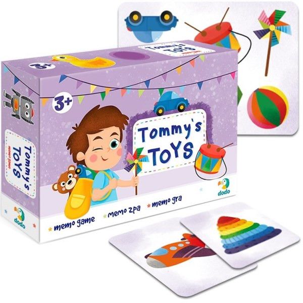 Детская карточная игра "Игрушки Томми" DoDo на укр. языке (300201) 300201 фото