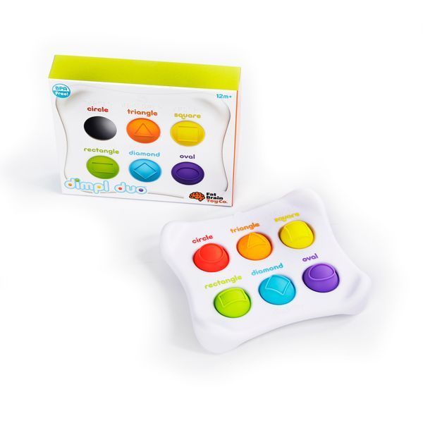 Игрушка сенсорная Цвет Форма Название Fat Brain Toys Dimpl Duo Брайль (F208EN) F208EN фото