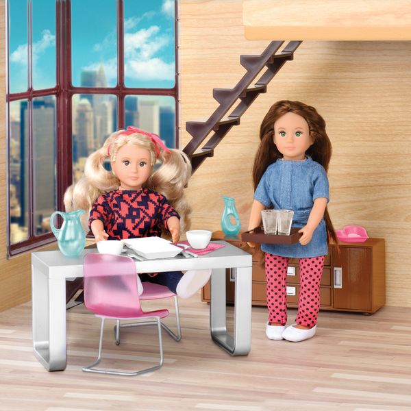 Набір для ляльок-Меблі їдальні LORI (LO37030Z) LO37030Z фото