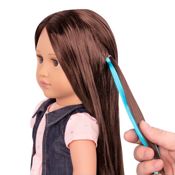 Лялька Кейлін (46 см) зі зростаючими волоссям, брюнетка Our Generation BD31204Z BD31204Z фото