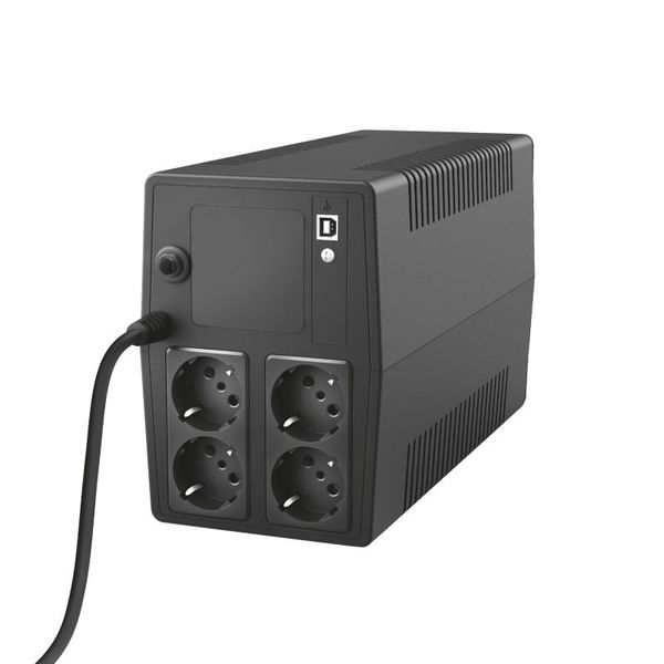 Джерело безперебійного живлення Trust Paxxon 1000VA UPS with 4 standard wall power outlets BLACK (23504_TRUST) 23504_TRUST фото