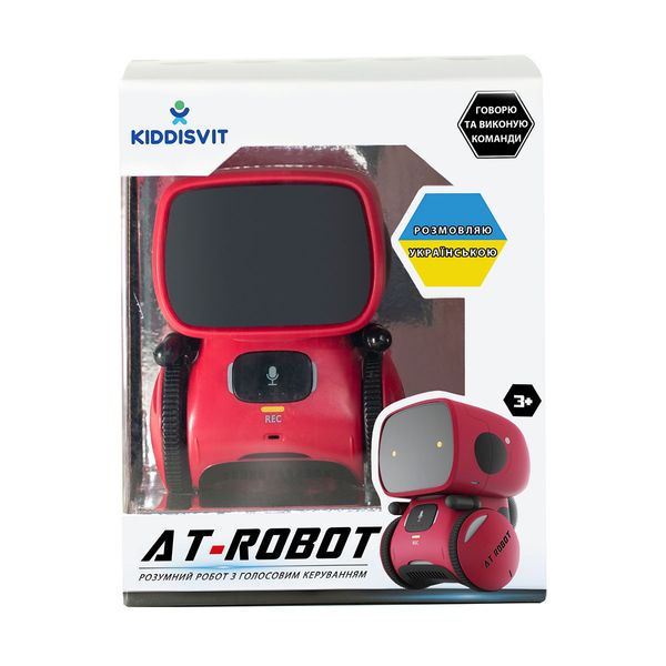 Интерактивный робот с голосовым управлением – AT-ROBOT (красный, озвуч.укр.) AT001-01-UKR AT001-02-UKR фото