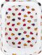 Манеж Qvatro Classic-02 мелкая сетка белый (разноцветные коровки) (625116)