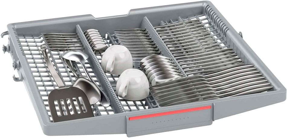 Посудомийна машина Bosch вбудовувана, 13компл., A++, 60см, дисплей, 3й кошик, білий SMV4HVX00K фото