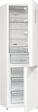 Холодильник з нижн. мороз. камерою Gorenje NRK6202AW4, 200х60х60см, 2 двері, 235( 96)л, А++, Total NF , Зона св-ті, Зовн. Диспл, - Уцінка NRK6202AW4 фото